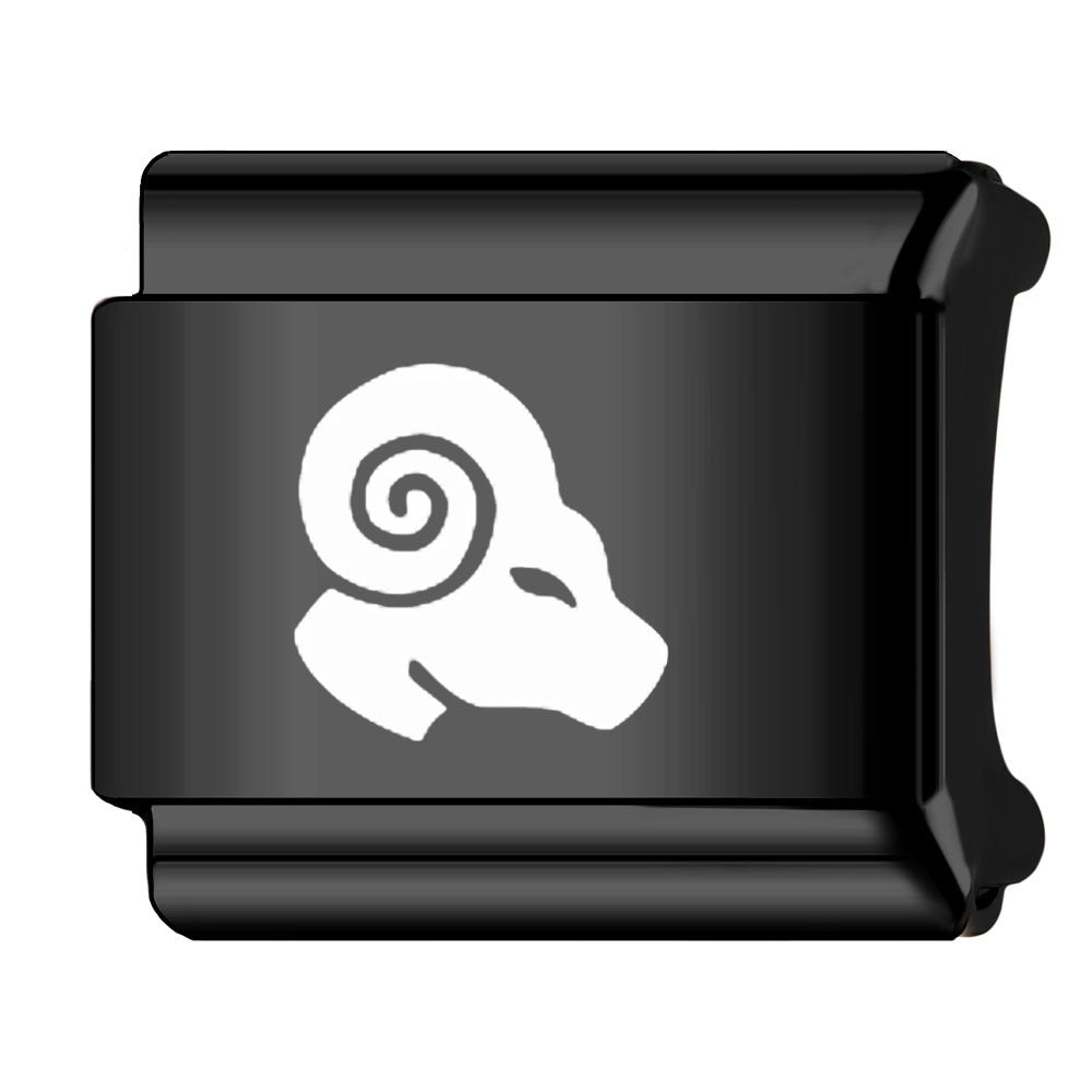 Wholesale Italian Charm Bracelet 9mm DIY Splicing Zodiac Series Stainless Steel Composable Bracelet