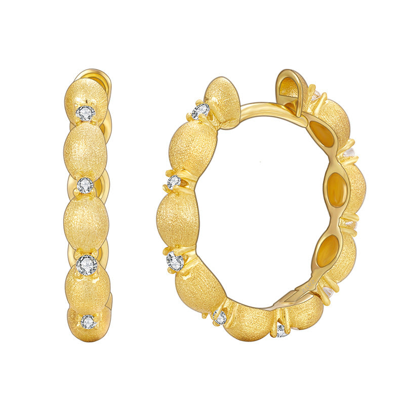 Wholesale  Sterling Silver 925 Women's Earrings with Zircon Stones Earrings