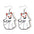 Wholesale Halloween Witch Hat Ghost Pumpkin Bat Flower Axe Book Earrings