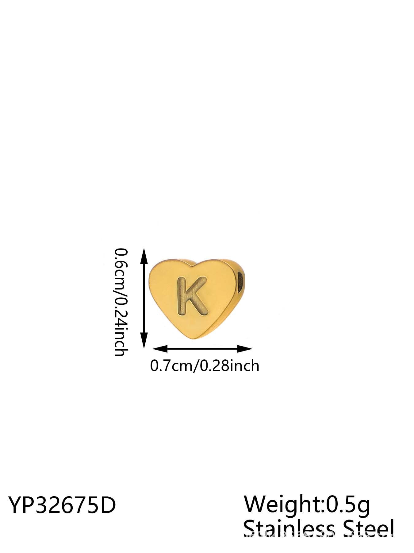 Wholesale  love English letter stainless steel pendant