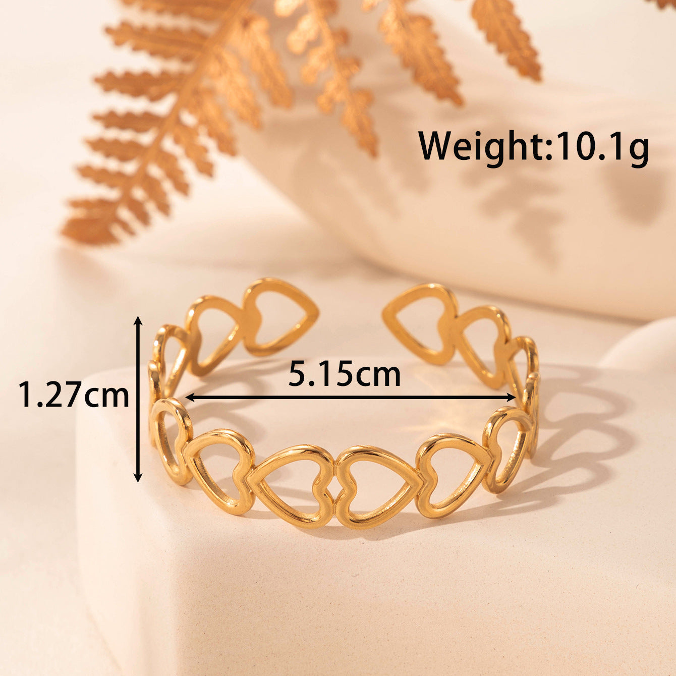 Wholesale Titanium Steel love simple classic temperament versatile opening adjustable jewelry