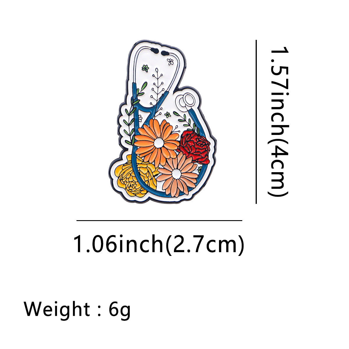 Wholesale Human Organ Lung Doctor Brooch