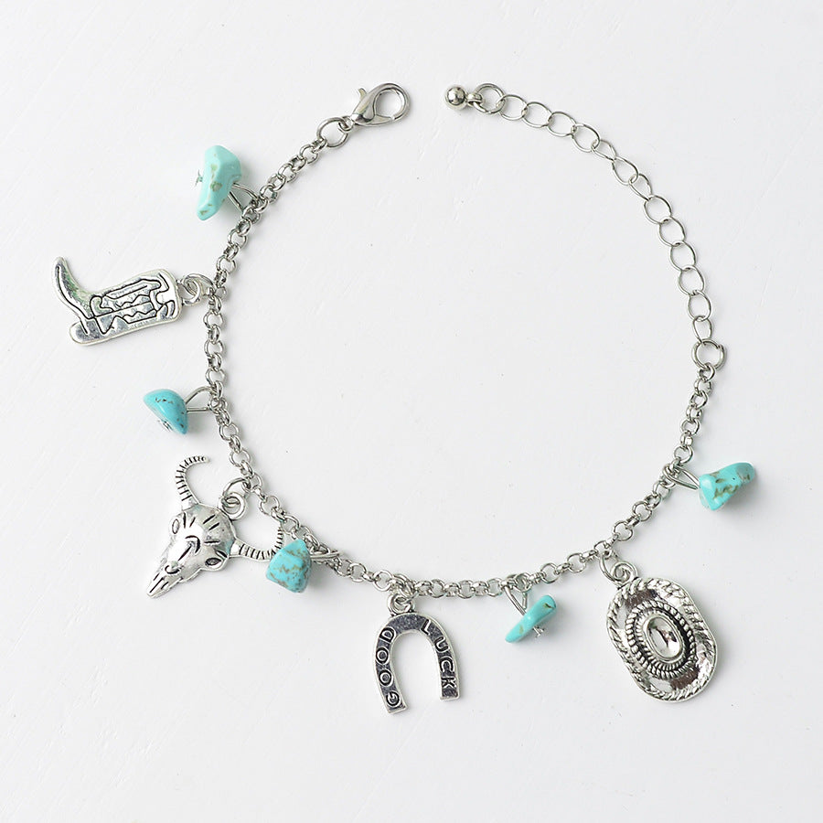 Wholesale Retro Western Cowboy Necklace
