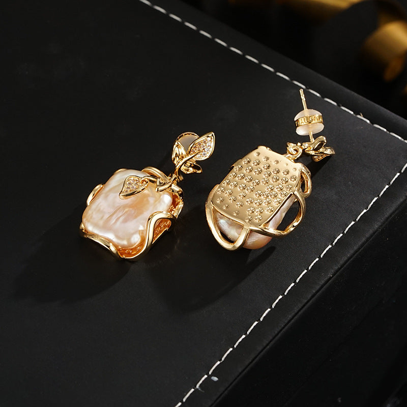 Wholesale Retro Simple Geometric Earrings Long Light Luxury Earrings