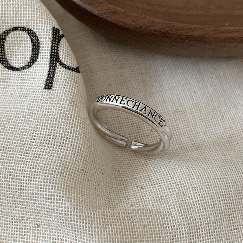 Wholesale Vintage distressed 925 silver heart ring