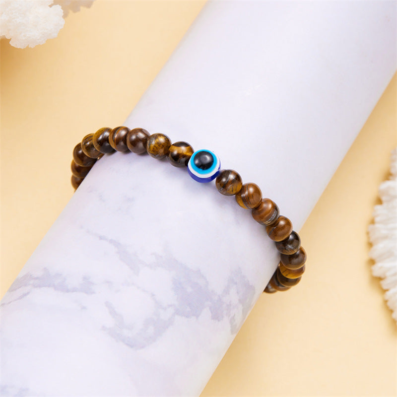Wholesale 6mm Evil Eye Bracelet ACC-BT-FanYou007