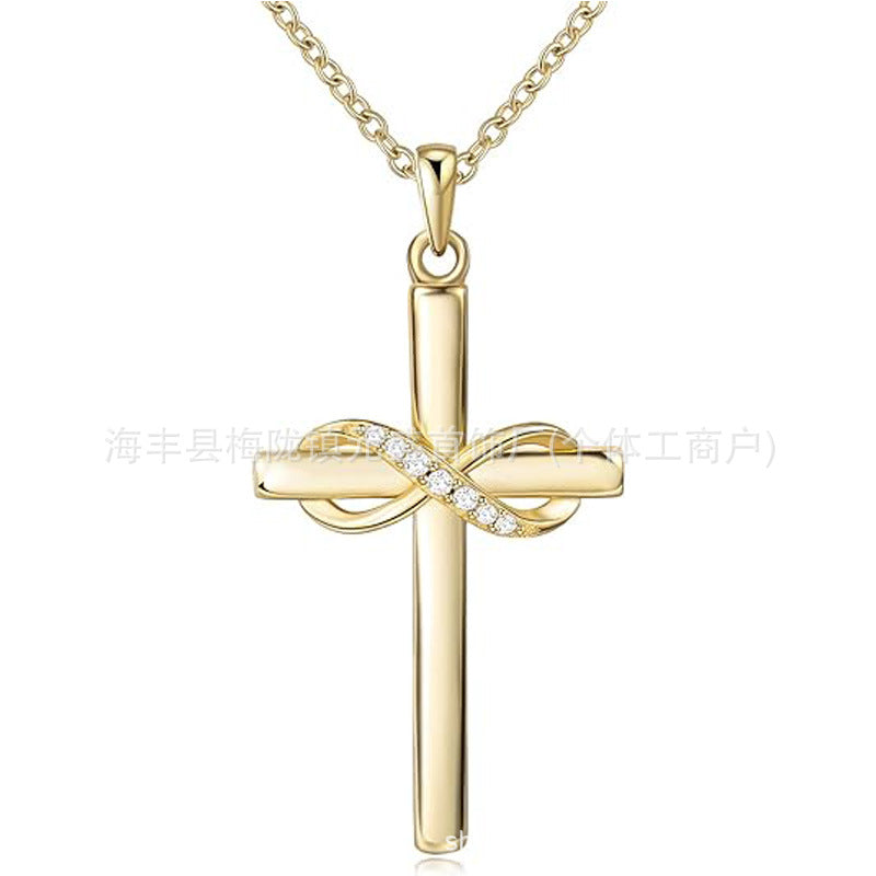 Wholesale s925 sterling silver cross necklace