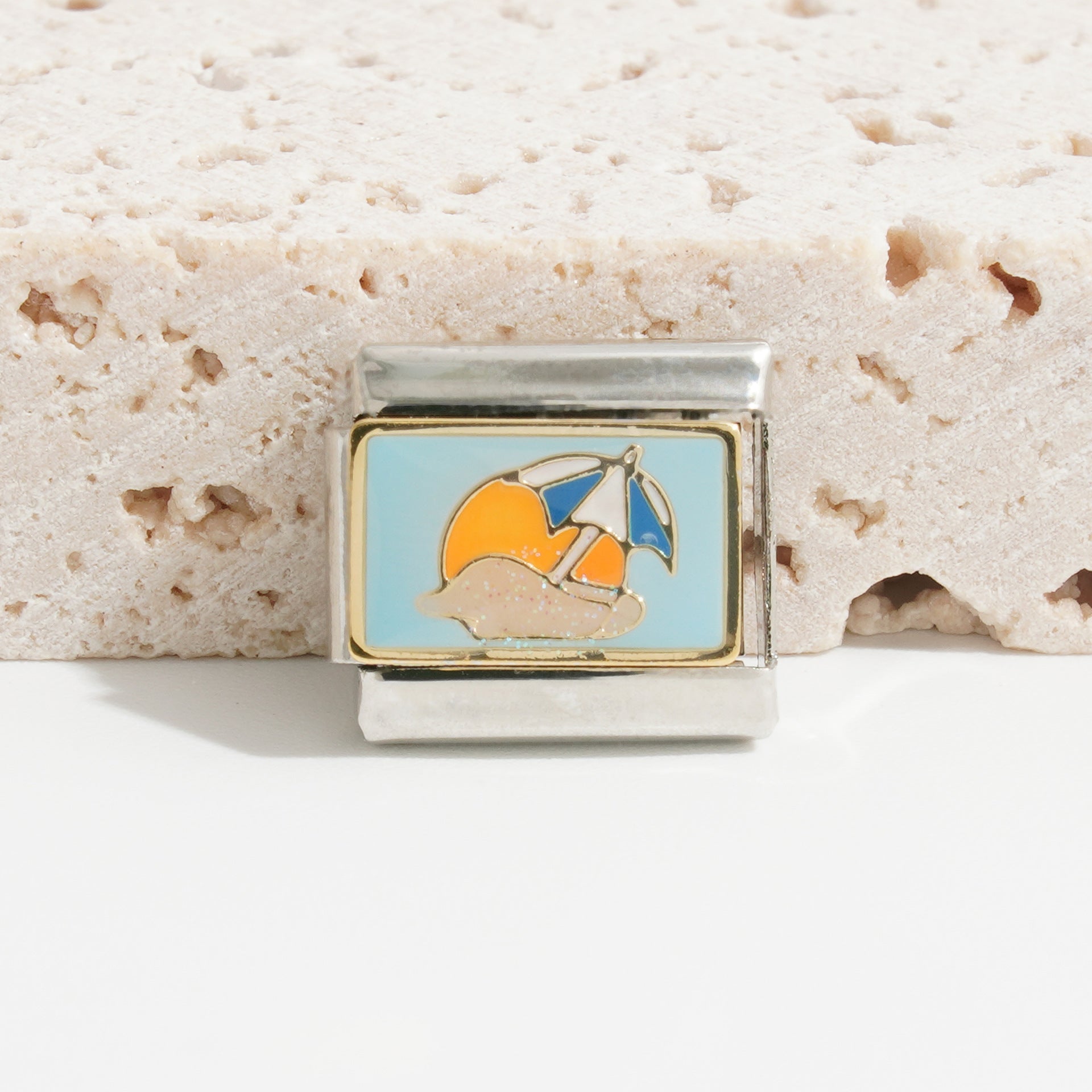 Wholesale Italian Charm Bracelet 9mm DIY Splicing Creative Pattern Stainless Steel Composable Bracelet