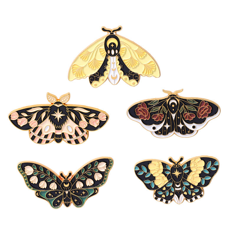 Wholesale Butterfly Brooch Insect Showy Metal Badge ACC-BCH-QiHe005