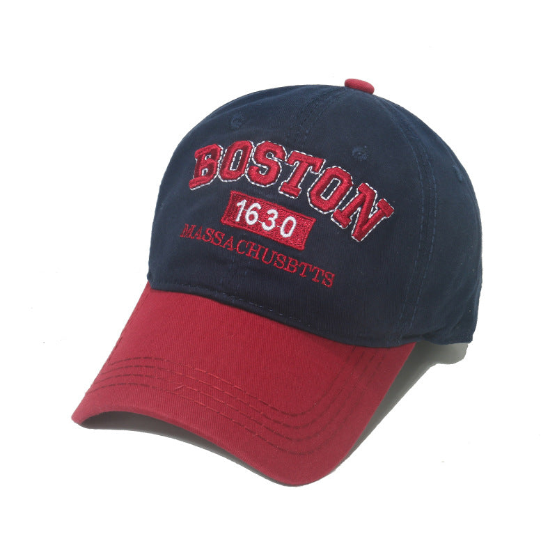 Wholesale Washed baseball cap with embroidered letters