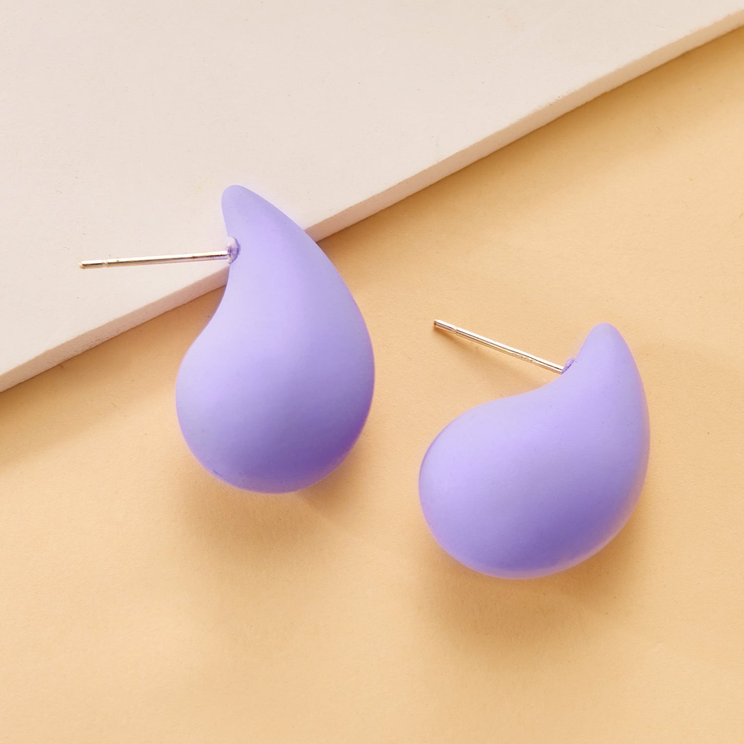 Wholesale Acrylic Water Drops Teardrop-shaped Earrings