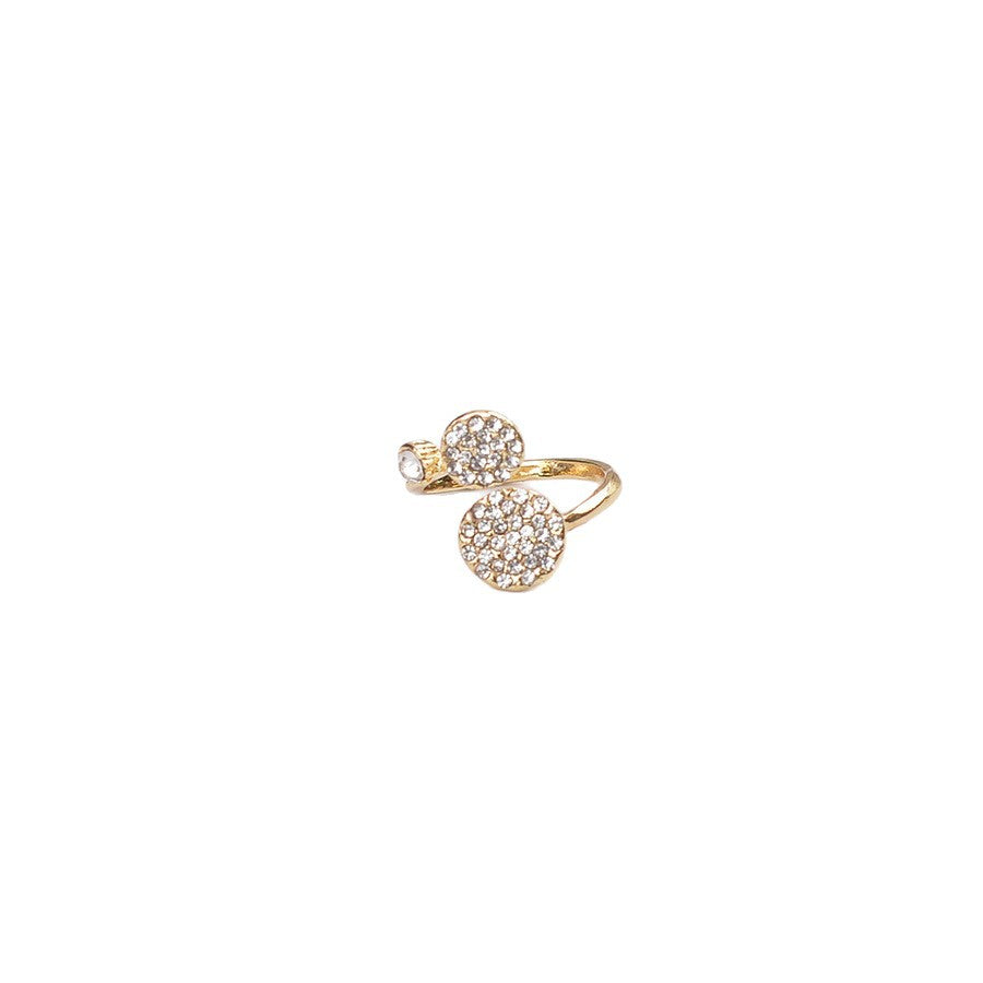 Wholesale Geometric Round Diamond Ring