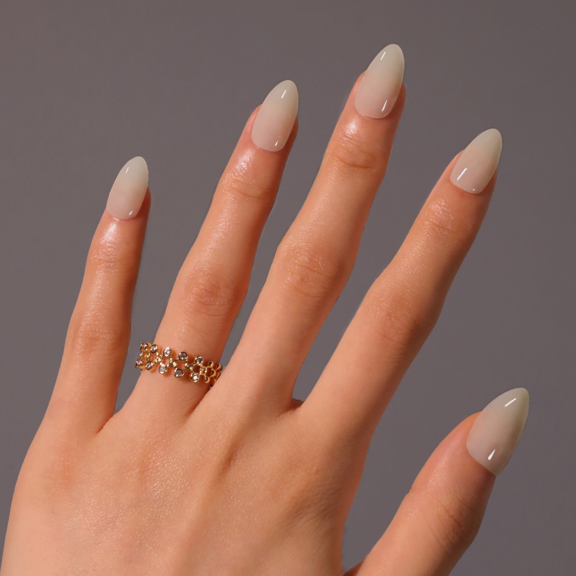 Wholesale 30 Pieces/box Gray and White Pure Color Nails Kits Nail Stickers