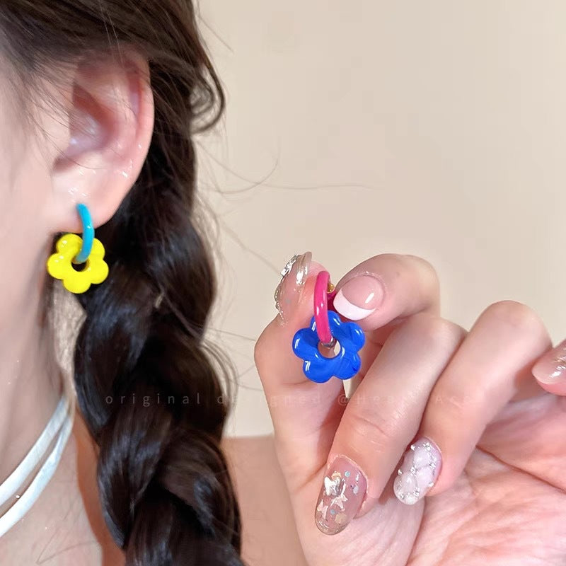 Wholesale  Fashion Sunflower Earrings