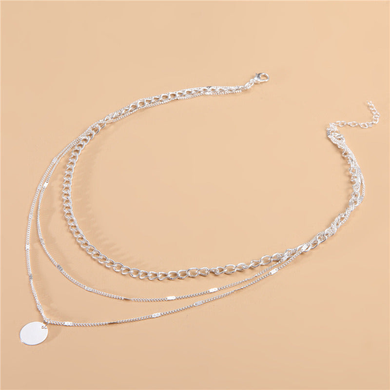 Wholesale Pearl Heart Multi-layer Necklace
