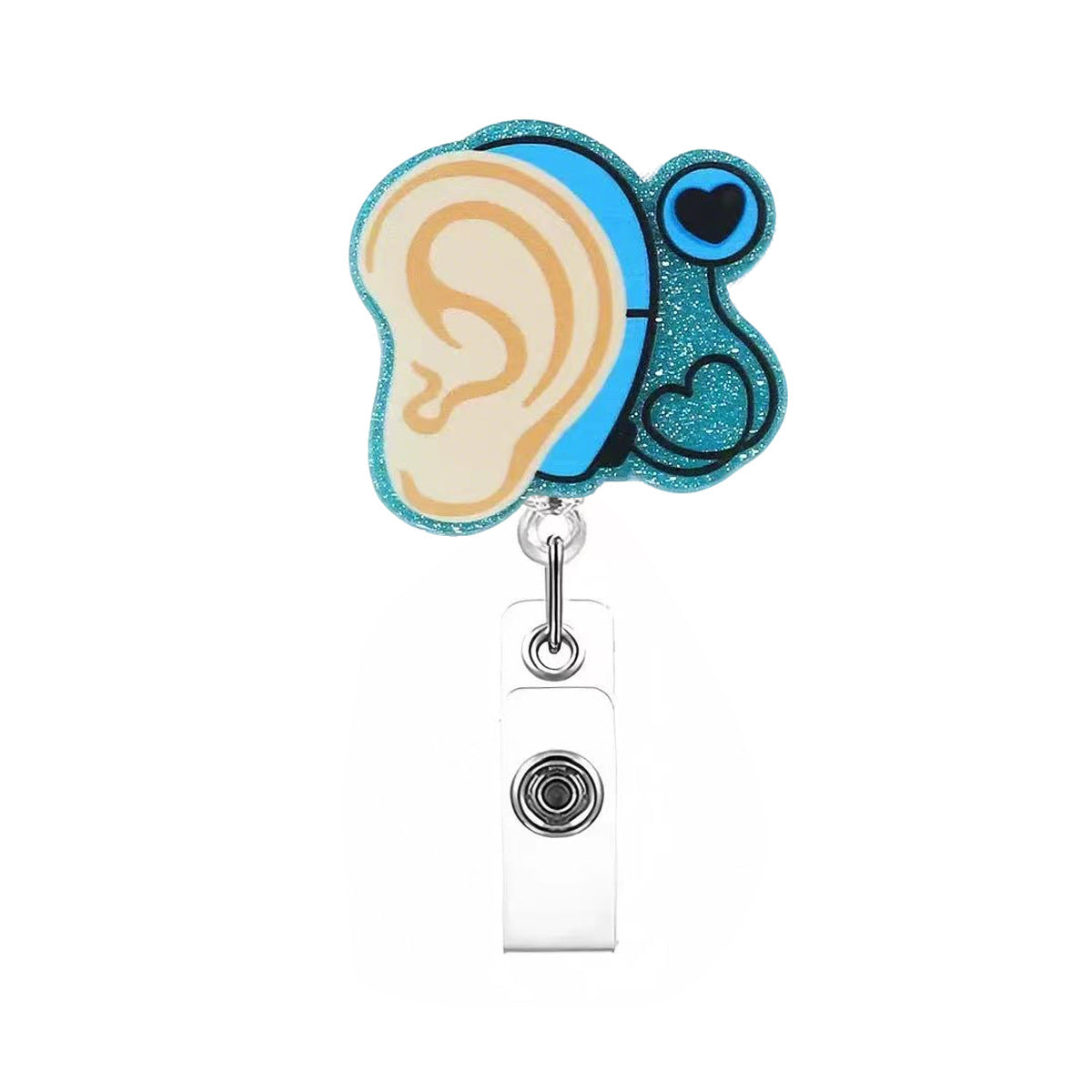 Wholesale  hospital nurse DIY jewelry acrylic Badge Reels