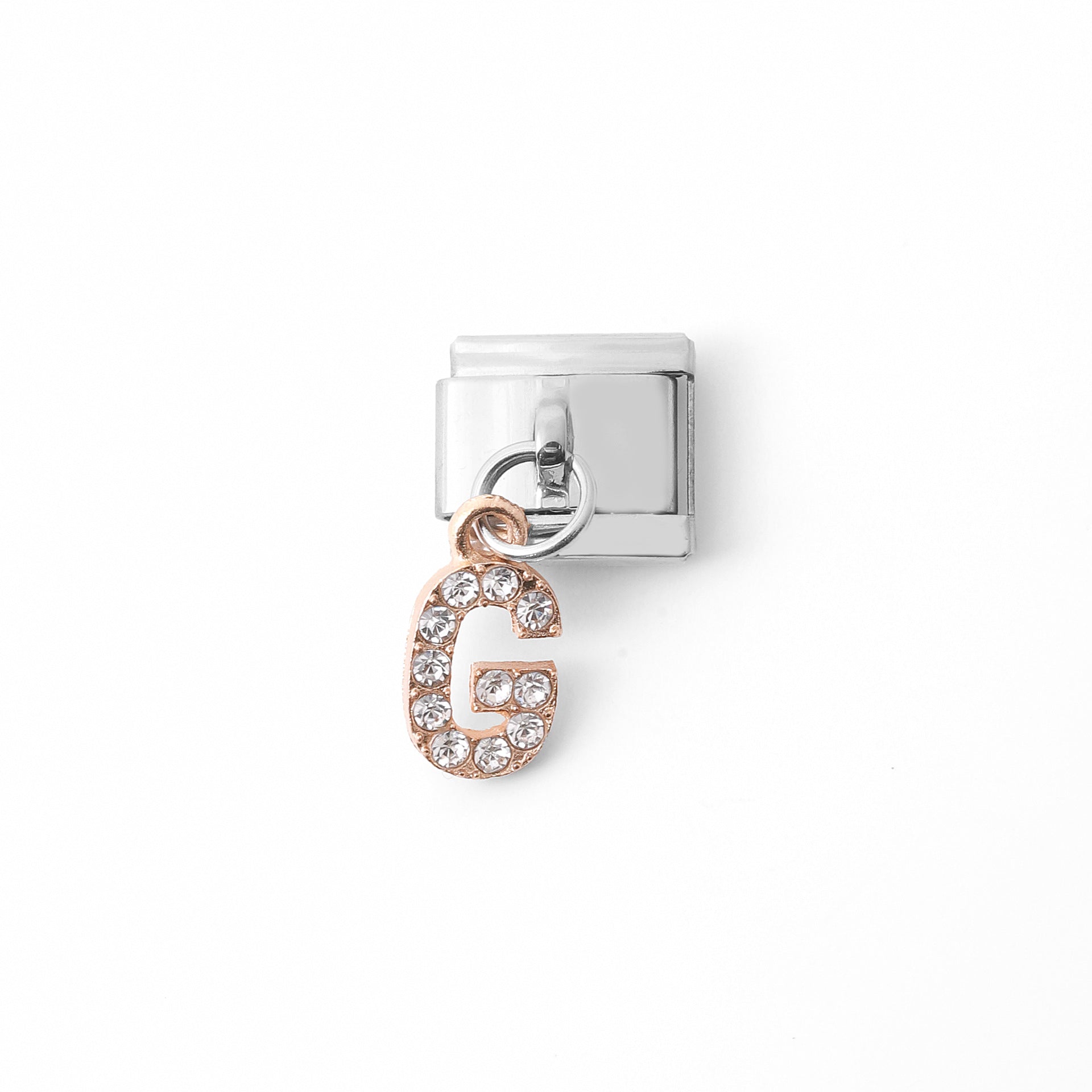 Wholesale 2pcs Italian Charm Bracelet 9mm DIY Spliced Removable Stainless Steel Letters Composable Bracelet ACC-BT-XY027