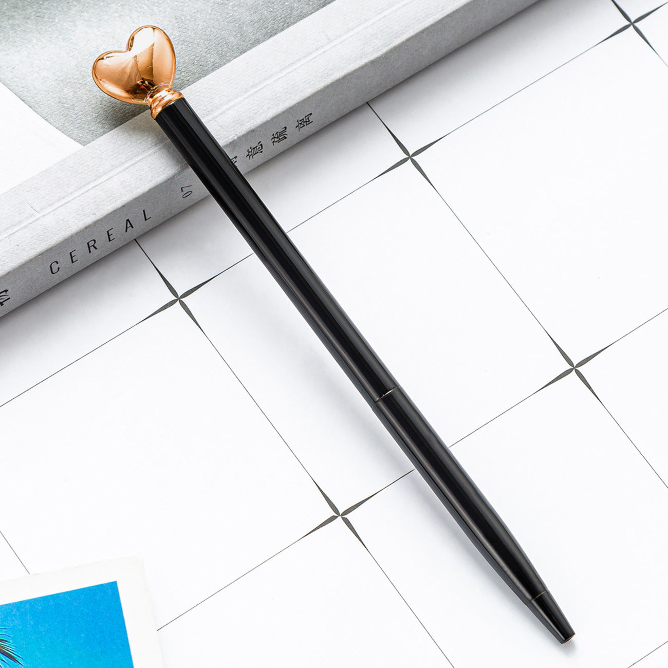 Wholesale Love Shape Ballpoint Pen Metal Pen ACC-PN-HuaHao017