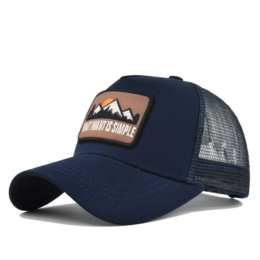 Wholesale Embroidered hill animal summer sunshade net hat