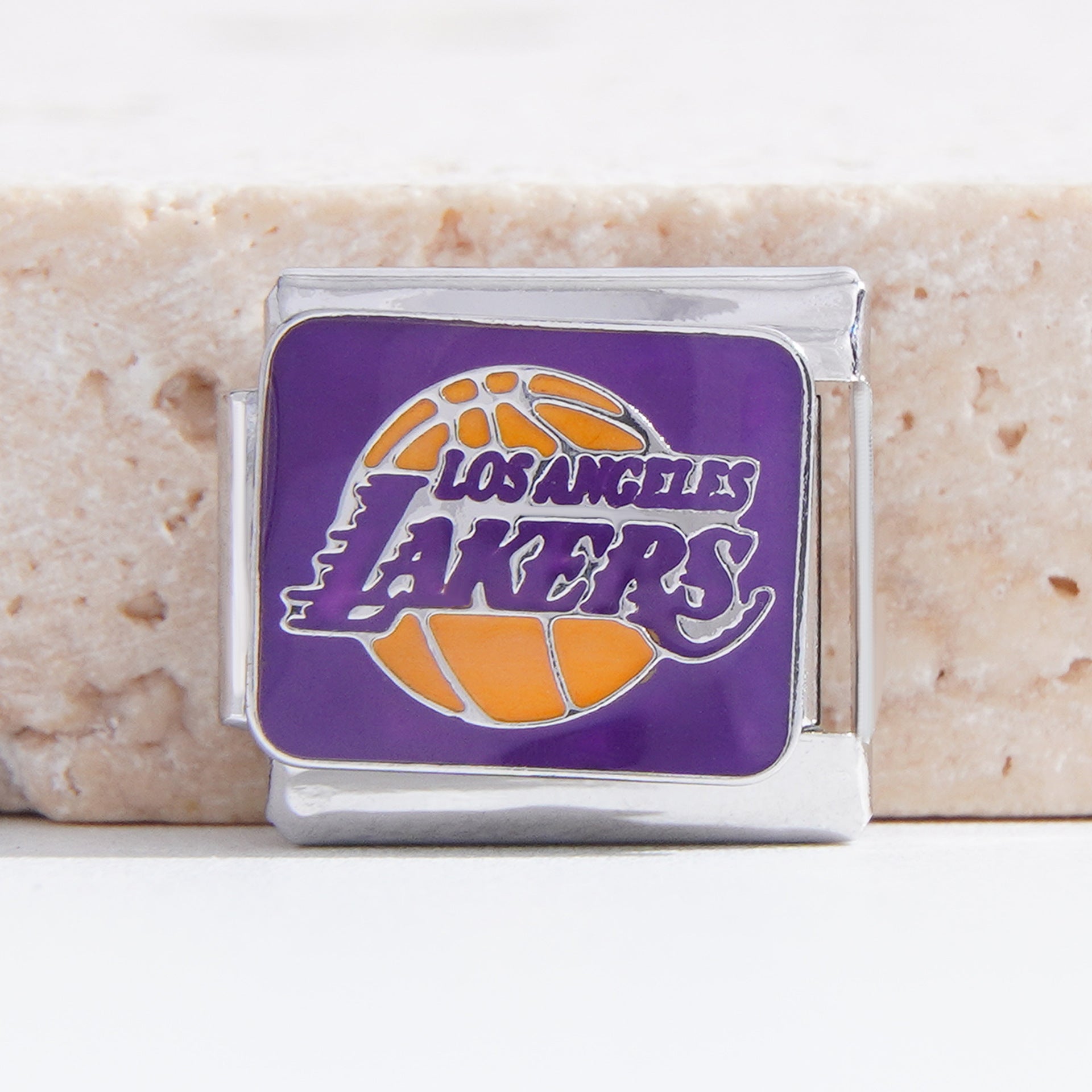 Wholesale Italian Charm Bracelet 9mm DIY Splicing Basketball Series Stainless Steel Composable Bracelet