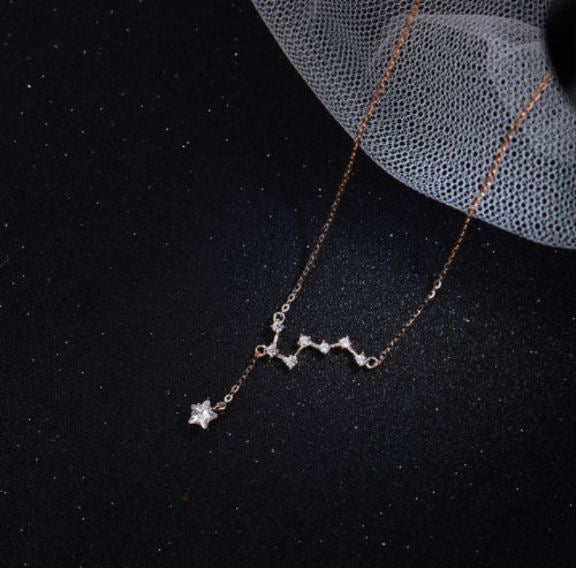 Wholesale Big Dipper s925 silver necklace