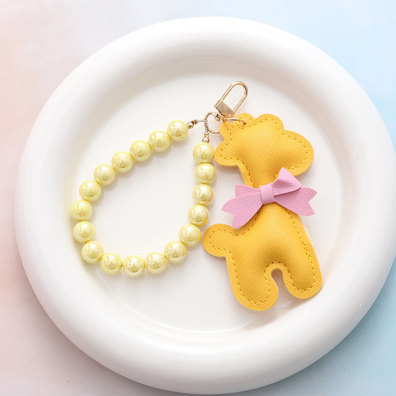 Wholesale Mermaid Beaded Deer Pendant Keychains ACC-KC-GeLian006