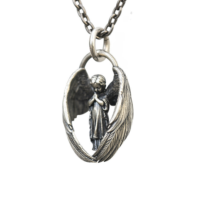Wholesale Angel wings personalized pendant necklace
