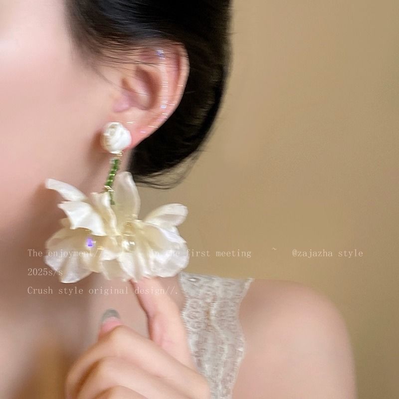 Wholesale Colorful flower earrings