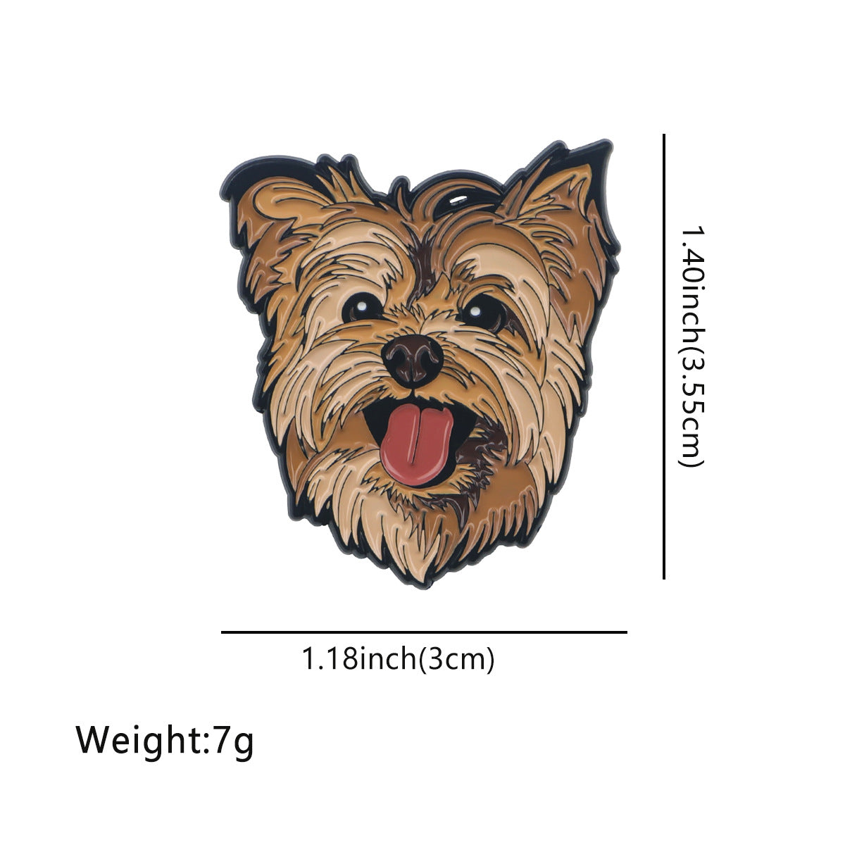 Wholesale 5pcs Alloy cartoon pet dog brooch