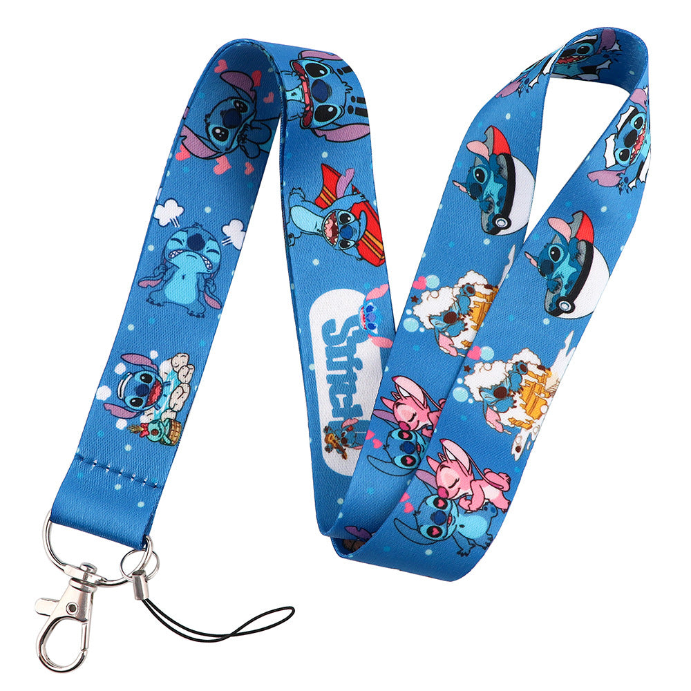 Wholesale Cartoon Mobile Phone Rope Lanyard Keychain