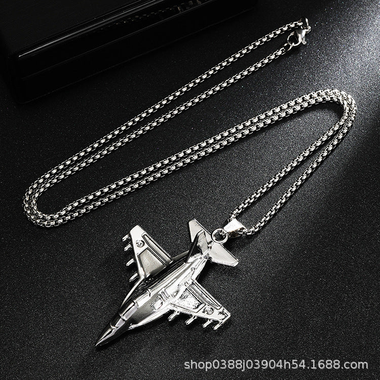 Wholesale  Model Stainless Steel Necklace  All-match Woolen Chain