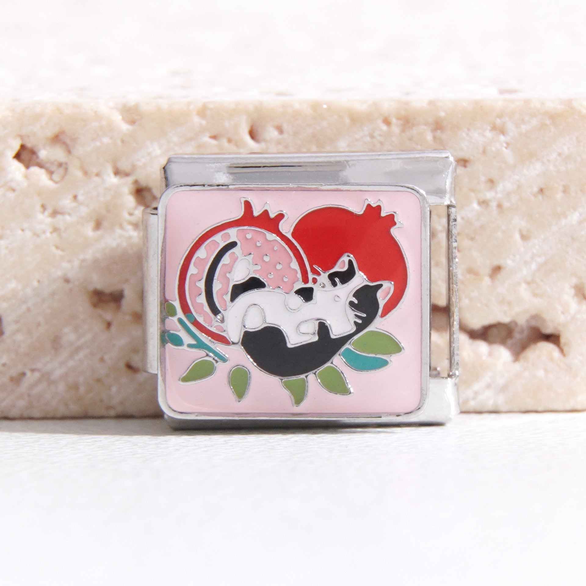 Wholesale Italian Charm Bracelet 9mm DIY Splicing Creative Pattern Stainless Steel Composable Bracelet