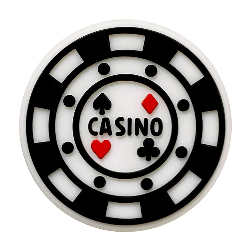 Wholesale 10pcs Cartoon Chips Silicone Beads DIY Handmade Beaded Pen Accessories ACC-BDS-WDX051