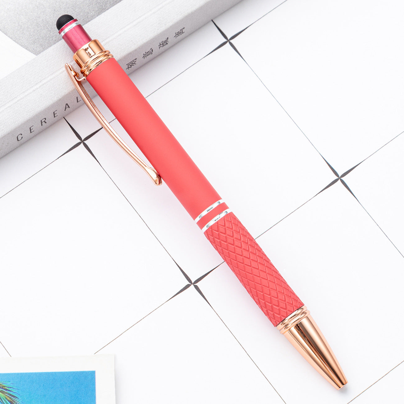 Wholesale writing stationery multi-color metal ballpoint pens