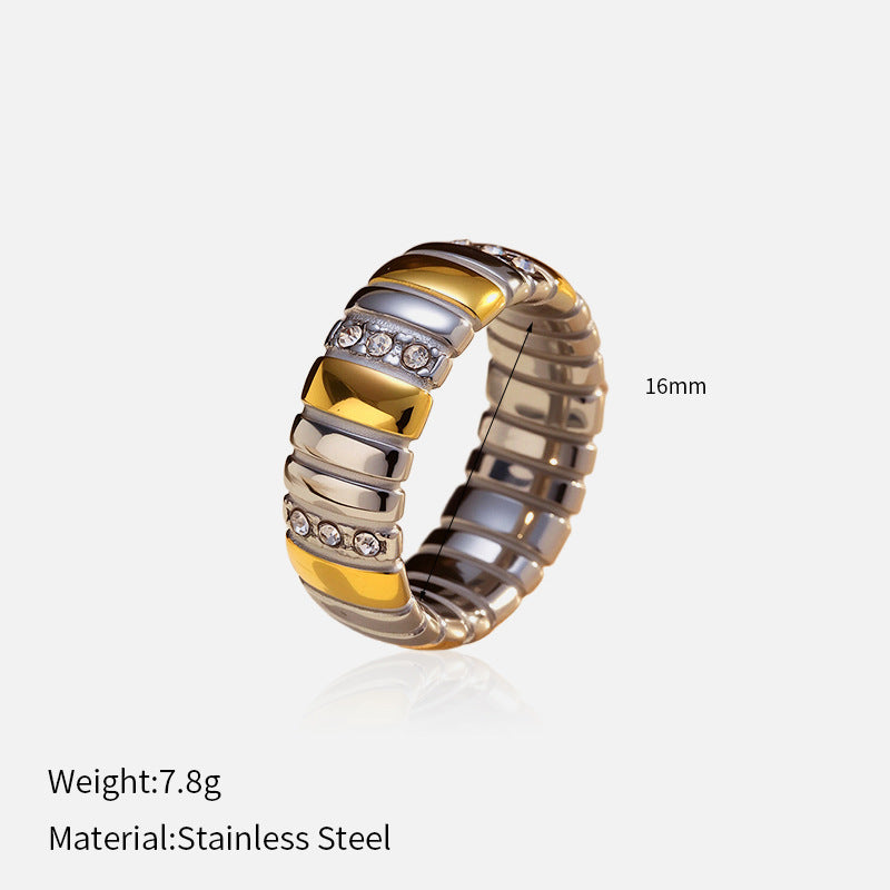 Wholesale geometric stainless steel rings