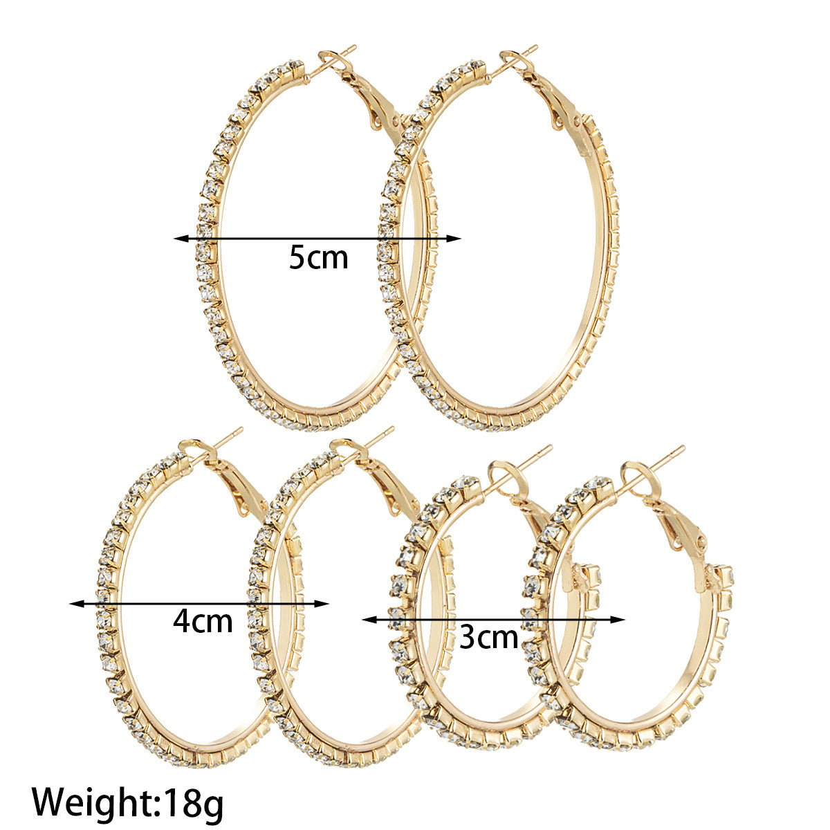 Wholesale  diamond alloy ring earrings