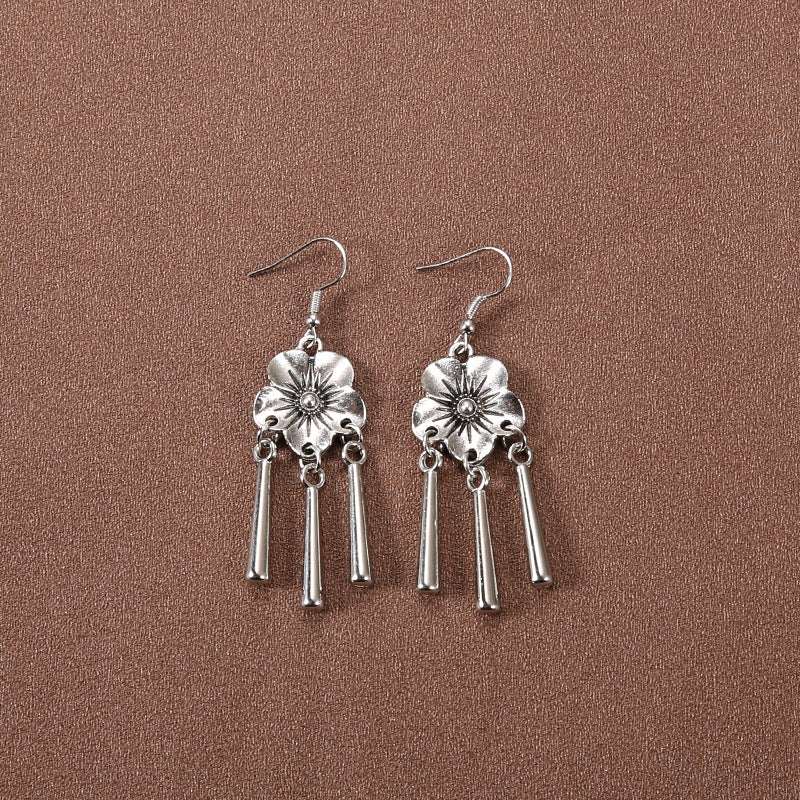 Wholesale Retro Tassel Long Earrings Ethnic Style Earrings ACC-ES-Gumi007