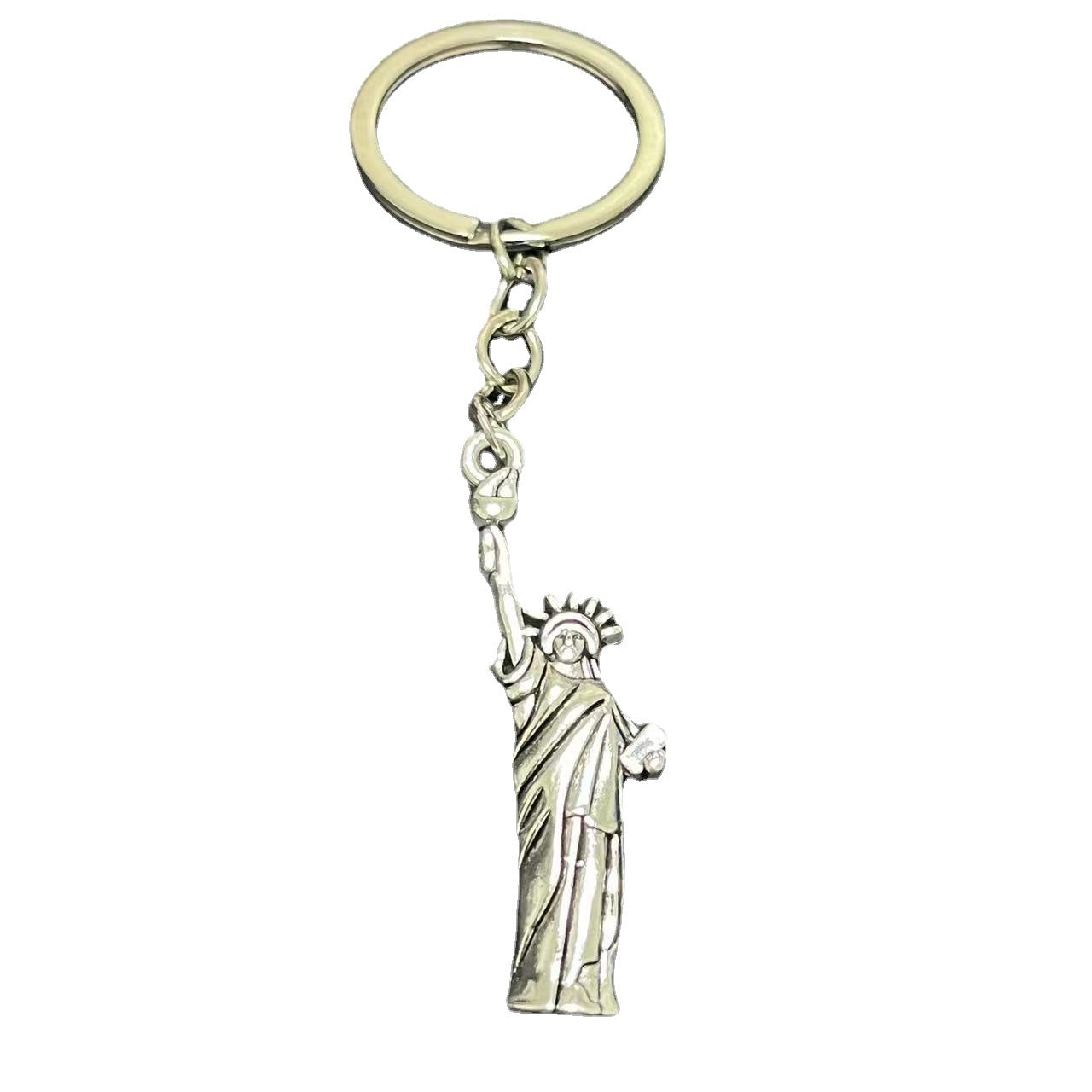 Wholesale Statue of Liberty Independence Day commemorative keychain