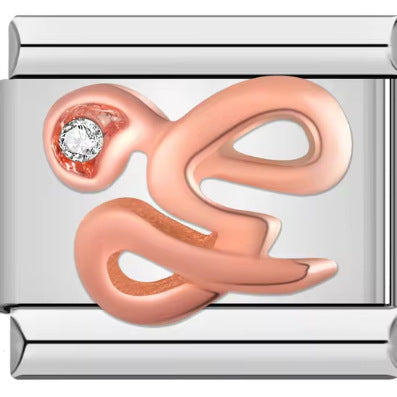 Wholesale Italian Charm Bracelet 9mm DIY 26 Artistic Letters   Creative Stainless Steel Composable Bracelet