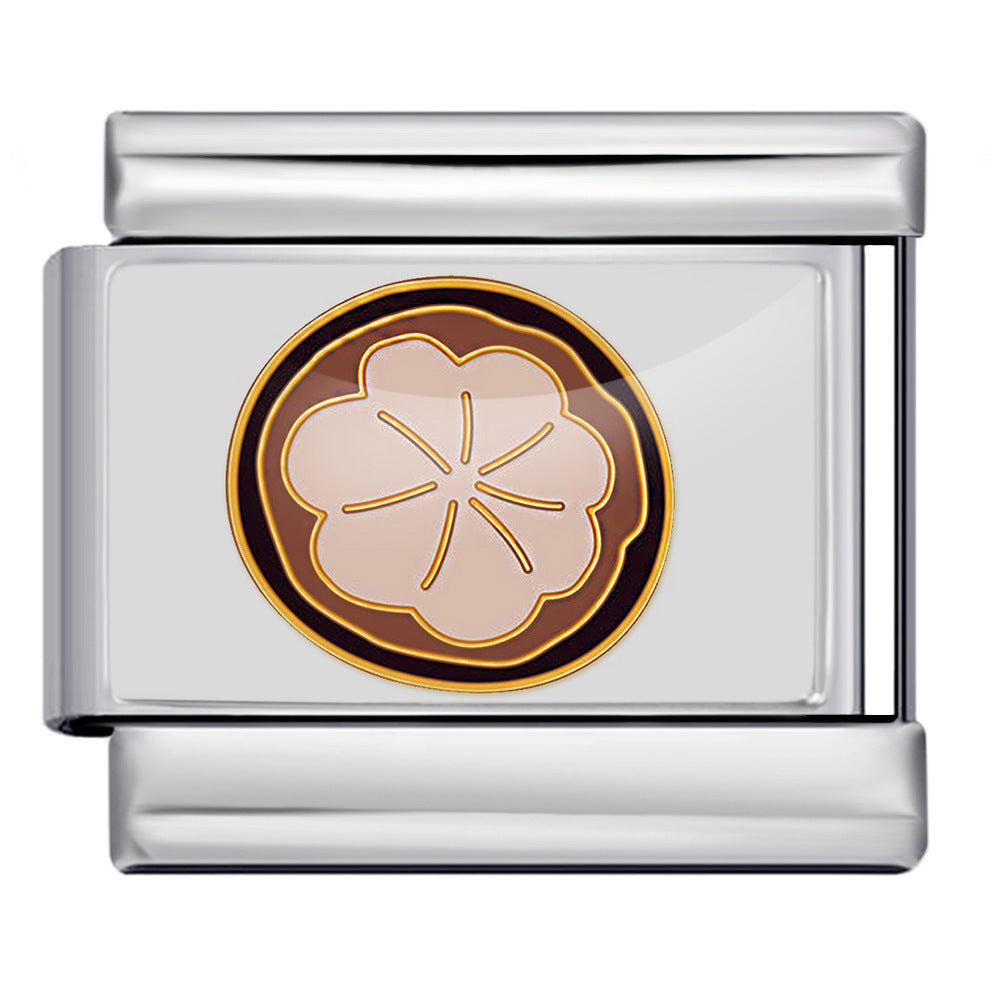 Wholesale  Italian Charm Bracelet 9mm DIY Fruit and Vegetable Series Creative Stainless Steel Composable Bracelet