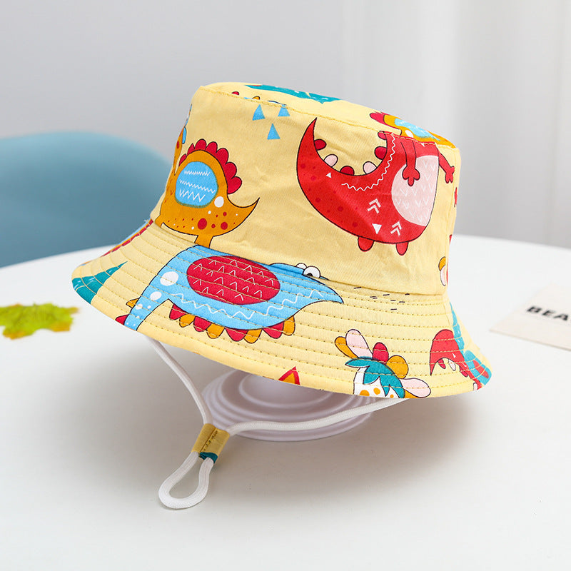 Wholesale Children's Fisherman Hat Multi Size Animal Cartoon Basin Hat Kids Bucket Hat ACC-KH-TuYu001