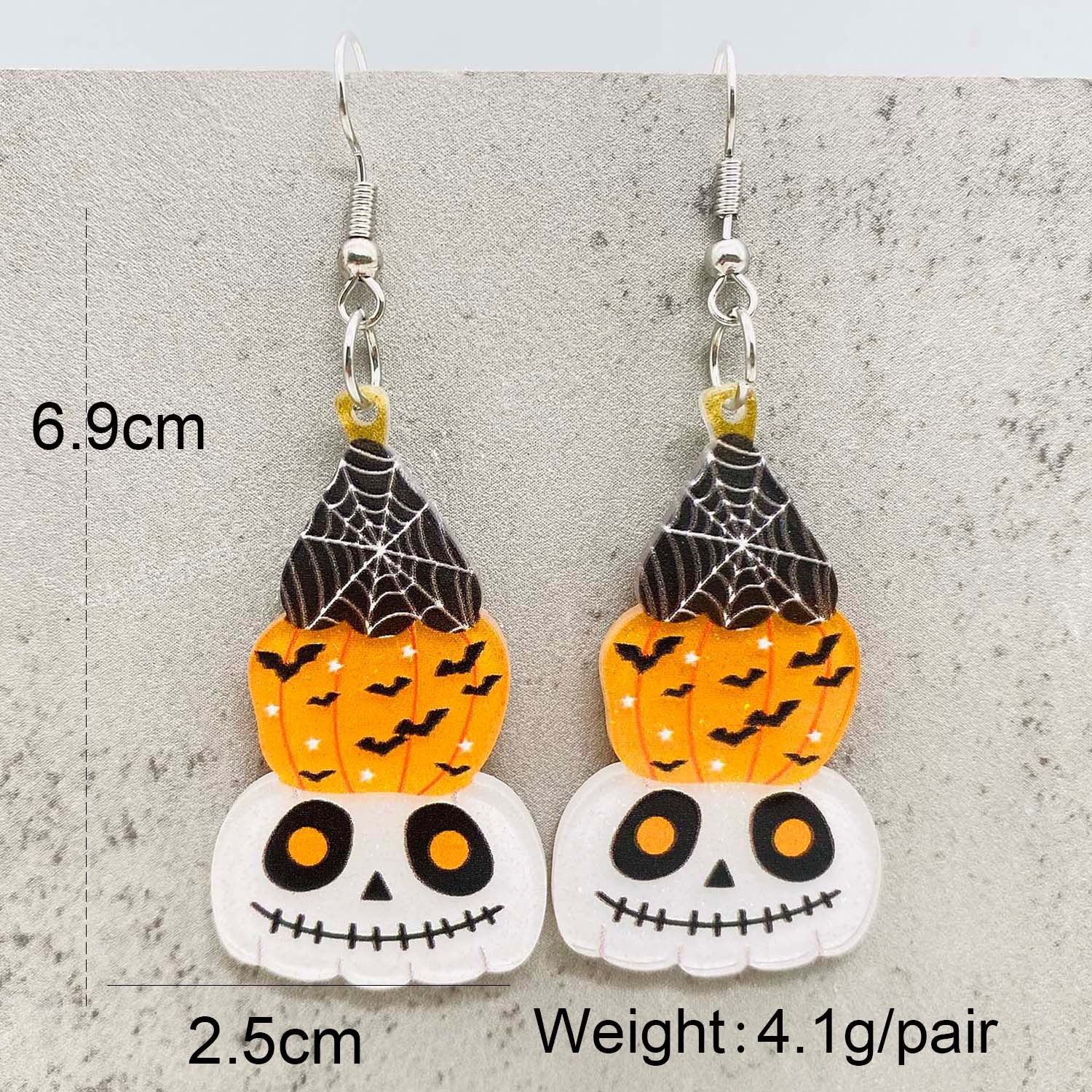 Wholesale Halloween Earrings Cat Ghost Pumpkin Strawberry Eyeball Acrylic Earrings ACC-ES-ChenY016