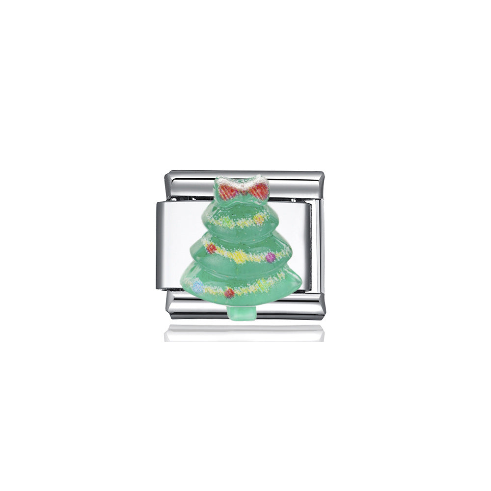 Wholesale Italian DIY cute cartoon animal module charms