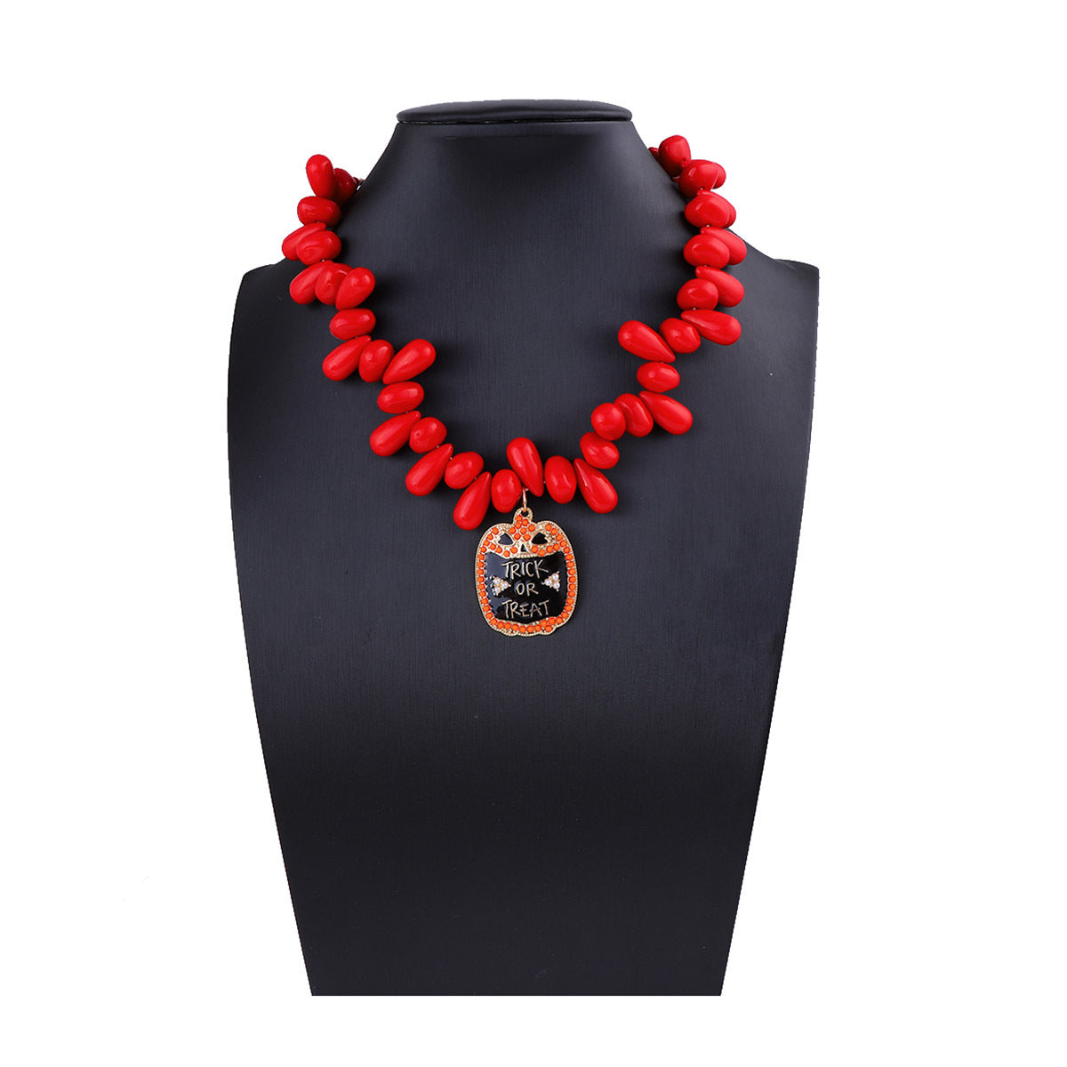 Wholesale  Beaded Alloy Oil-Dripping Owl Necklace