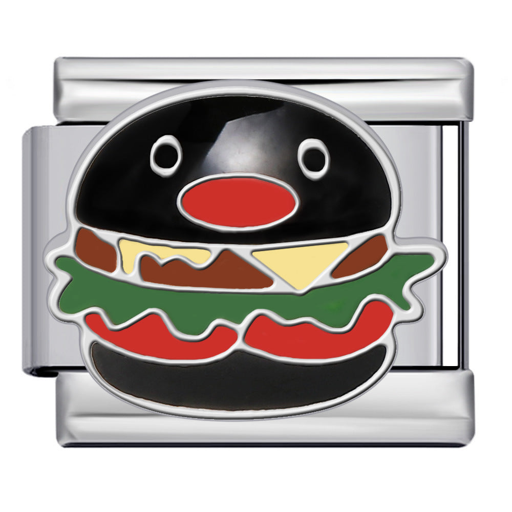 Wholesale 5pcs Italian Charm Bracelet 9mm DIY Splicing Cute Creative Stainless Steel Composable Bracelet