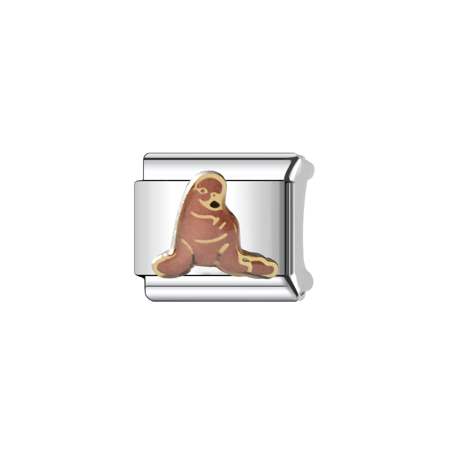 Wholesale Italian Charm Bracelet 9mm DIY Splicing Christmas Series Stainless Steel Composable Bracelet