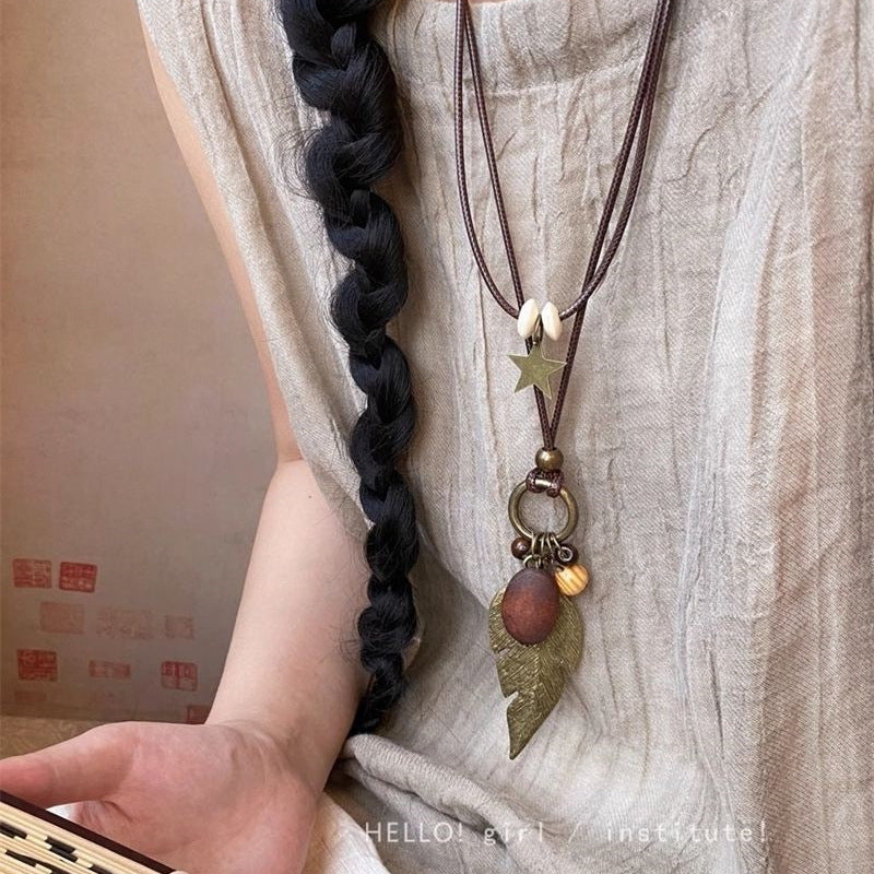 Wholesale Fashion Bow Heart Long Necklace