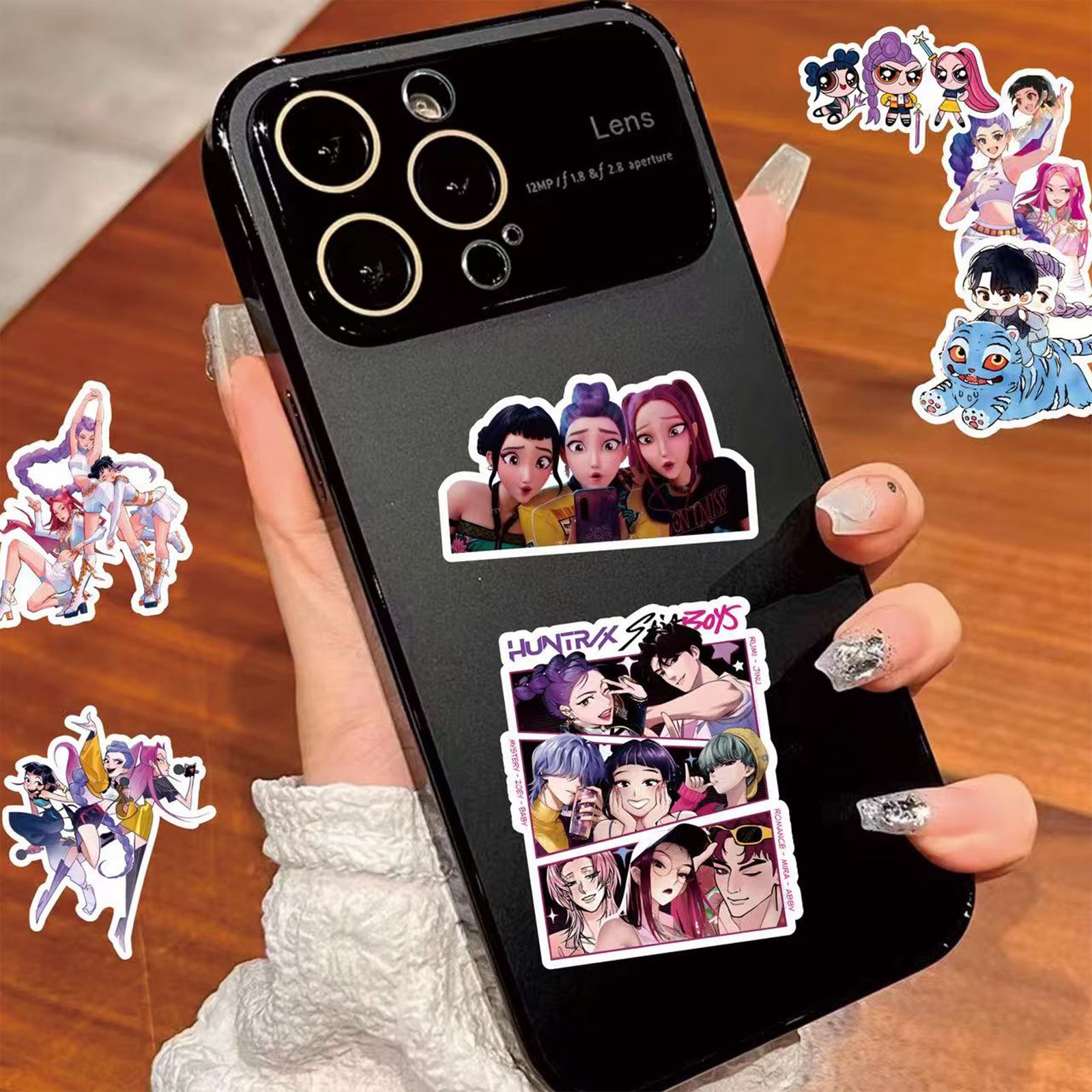 Wholesale Cartoon animation DIY notebook decoration Decorative Sticker kpop