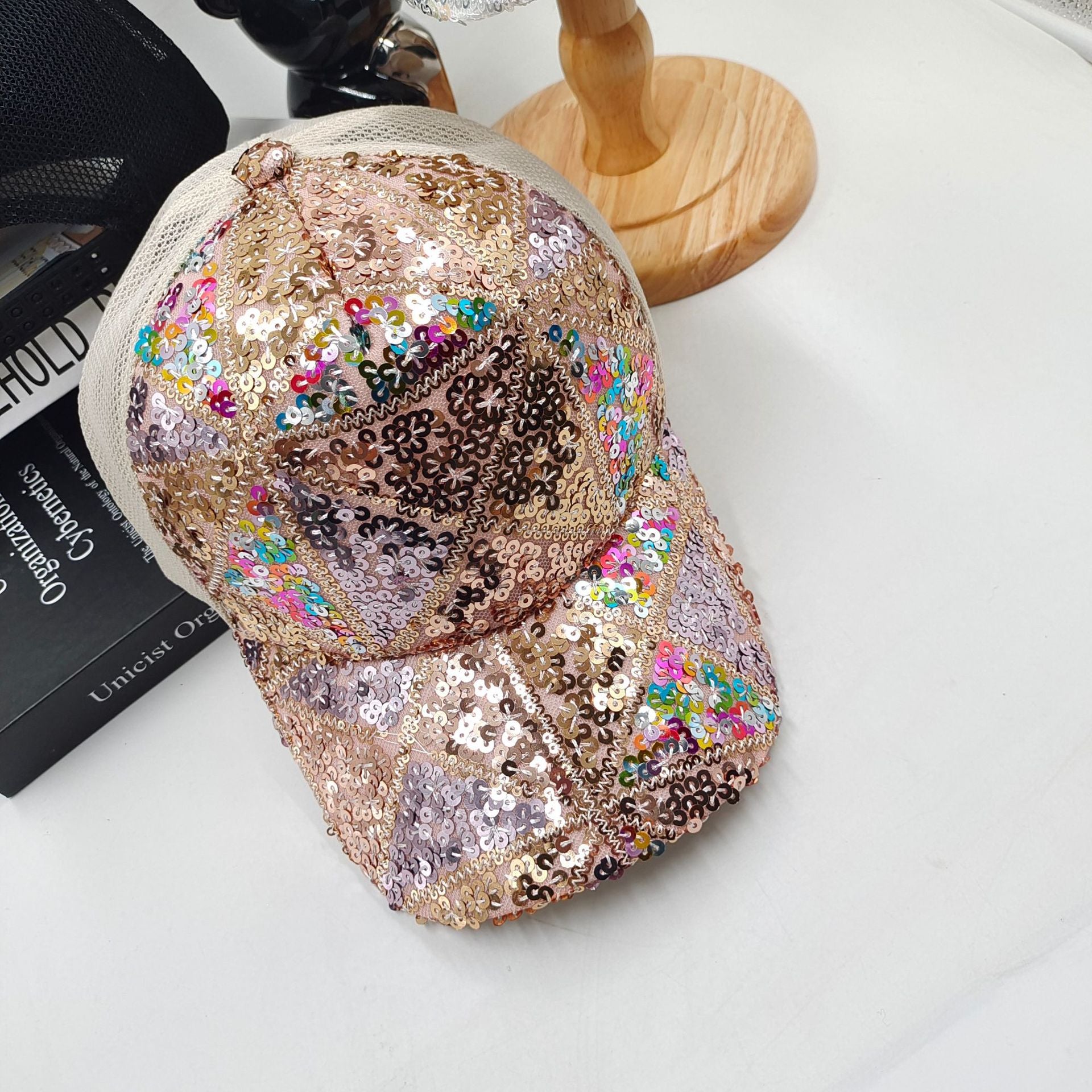 Wholesale Sequin Hat Stage Baseball Cap ACC-HT-Daod004
