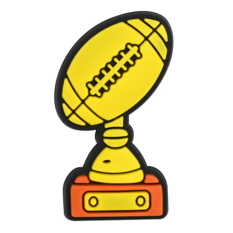 Wholesale Random 100pcs floral clogs PVC Soft Rubber Shoe Buckle Decoration